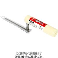 藤原産業 赤長 ステンレス目地鏝 3mm 1セット(8個)（直送品）