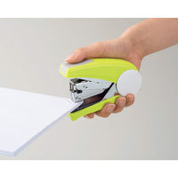 ライオン事務器 かるホッチパワー ホッチキス(ステープラ) 45枚とじ FS-45 グリーン(緑) 20412 1台