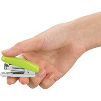 ライオン事務器 楽ホッチ ホッチキス(ステープラ) 15枚とじ S-15 ピンク(桃) 20416 1セット(4台)（直送品）