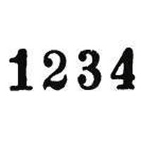 ライオン事務器 ナンバリング D型 4桁5様式・E字体 D-41 20632 1台