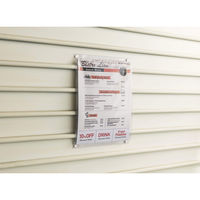 ライオン事務器 マグネットポケット　A4　MP-C4　透明ピンク 28444 1個