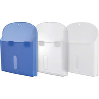 ライオン事務器 マグネットポケット 強力マグネットタイプ MP-A4SN 透明ブルー 28475 1本