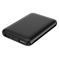 磁気研究所 超小型 Type-C入出力対応モバイルバッテリー5000mAh ブラック HD-MBTC5000GFBK 1個