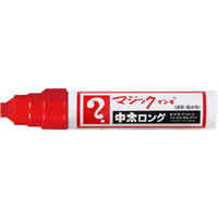 寺西化学工業 マジックインキ中太ロング 油性マーカー 赤 MTBLP-T2 1本