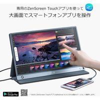 ASUS 15.6型 10点マルチタッチ対応モバイル液晶モニター MB16AMT-J 1台
