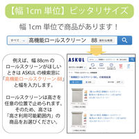 【1cm単位】高機能「遮光」「遮熱」ロールスクリーン幅93cmx高さ160cm jia4162-jia_w93h160 1セット トーソー（直送品）