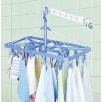 平安伸銅工業 物干しハンガー 浴室 シャワーフック用 耐荷重2kg ホワイト YMH-1 1個