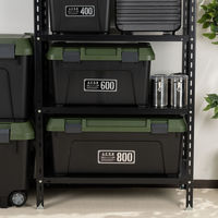 JEJアステージ アクティブストッカー800X（耐荷重80Kg） ブラックグリーン 1箱（4個）