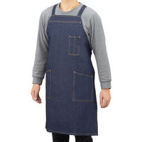 【ワークエプロン】 川西工業 デニムエプロン タスキタイプ #651 ネイビー 1セット（5枚：1枚×5）