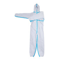 【防護服】 川西工業 不織布防護服 SF Lサイズ JIS規格適合防護服(タイプ4/5/6) #7010  1箱（30着入）