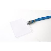 ソニック 吊下げ名札 抗菌タイプ 10個入 NF-5084-LB 1袋(10組入)