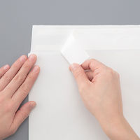 「現場のチカラ」 スーパーバッグ 宅配袋（紙製） 白 特小サイズ（60サイズ対応） 封かんシール付 1パック（100枚入）  オリジナル