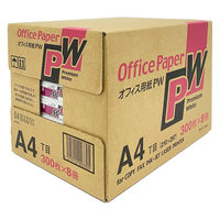 日本紙通商 コピー用紙 オフィス用紙PW A4 300枚包装 01A56JZ 1箱（8冊入）