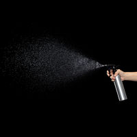 【スプレーボトル】 エイ・エム・ジェイ アルミ製スプレーボトル 300ml SPA-300 シルバー 1個