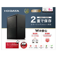 外付ハードディスクHDD 8TB USB 3.2 Gen 1対応/2ドライブ搭載（RAID 0/1対応）