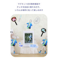 チェキ用フォトフレーム マグネット式 instax mini film用 ホワイト IC-PCMGWH エレコム 1個（直送品）