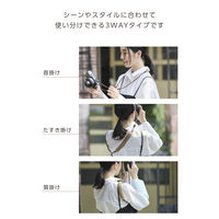 カメラストラップ 首掛け/肩掛け/たすき掛け チェキ instax ロープ編み ブラウン IC-STSDKNBR エレコム 1個（直送品）