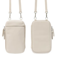 ナカバヤシ ショルダーウォレット ライトベーシュ SMC-FC10LBG 1個（直送品）