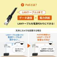サンワサプライ PoEインジェクター(電源内蔵・IEEE802.3bt(75W)対応) LAN-GIHINJ6 1個
