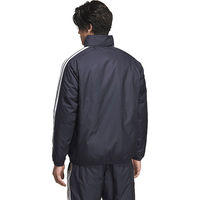 ウォーマージャケット メンズ スリーストライプス ルーズフィット 中わた入りウインドジャケット J/M JZ8770 IS425（直送品）