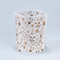 らくらっくー 自立型水切ゴミ袋 ミニ ブルーム柄 モノトーン 1パック（120枚入）カワタキコーポレーション