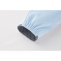 セロリー 長袖ニットシャツ ブルーストライプ 4L 63591-4L 1枚（直送品）