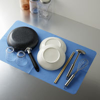 水切り吸水マット ノンスリップ ブルー 1袋（20枚入）今村紙工