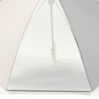 (らこれキッズ)レイン長傘 45cm ライトグレー LAKOLE/ラコレ