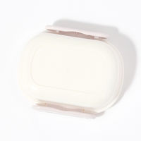 (らこれキッズ)ブロックロゴランチボックス アイボリー 弁当箱 LAKOLE/ラコレ