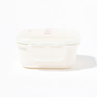 (らこれキッズ)ブロックロゴデザートケース アイボリー 保存容器 LAKOLE/ラコレ