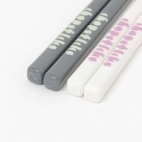 (らこれキッズ)ブロックロゴ箸セット アイボリー LAKOLE/ラコレ