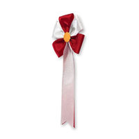 YONEOKA RIBBON リボン記章 (胸章 徽章) 五方 goho-10-red 1セット(10個)（直送品）