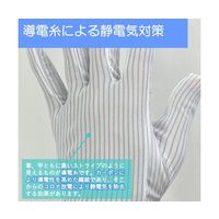 ウインセス 防塵手袋 制電タイプ L 1袋(10双入) * 1袋 69-4689-87（直送品）