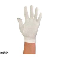 ウインセス 無蛍光綿スムス マチナシ手袋 L 1袋(12双入) * 1袋 69-4690-42（直送品）