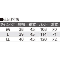 ディーエーピーネットワーク 7分袖デニム刺繍半開ブラウス ブラック LL W0182124713 1着（直送品）