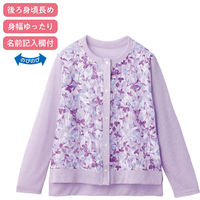 ディーエーピーネットワーク オーガンジー花柄切替カーディガン 花柄Bベージュ M~L W0182133731 1着（直送品）