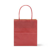 無印良品 紙袋 小 赤 ３枚 約幅１２×奥行７×高さ１３．５ ｃｍ 1セット（1個（3枚入）×2） 良品計画