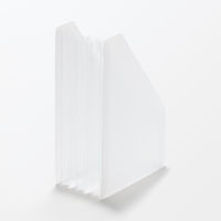 無印良品 ポリプロピレン スタンドじゃばらファイル Ａ５用 ３ポケット 1セット（1個×2） 良品計画