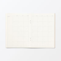無印良品 ノート マンスリー Ａ６・３２枚 1セット（1冊×4） 良品計画