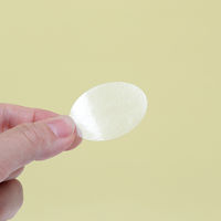 HEIKO タックラベル 透明 楕円 28×40ｍｍ No.813 007062383 1袋（64片入り）