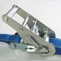 エスコ 50mmx 7.0m/ 764kg ベルト荷締機(両端アイ型) EA982SA-37A 1個（直送品）