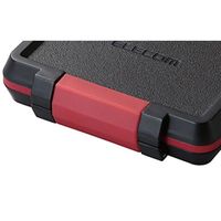 エスコ SDカードケース(耐衝撃/16枚/ブラック) EA759Z-14A 1個（直送品）