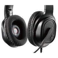 エスコ 4極ミニプラグヘッドセット(オーバーヘッドタイプ/両耳) EA763BC-112A 1個（直送品）