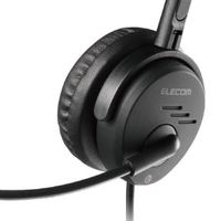 エスコ 4極ミニプラグヘッドセット(オーバーヘッドタイプ/片耳) EA763BC-113A 1個（直送品）