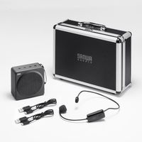 エスコ ワイヤレスポータブル拡声器 EA763CJ-6B 1個（直送品）