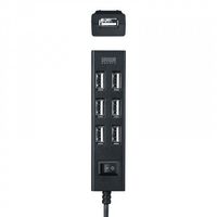 エスコ [7ポート] USB2.0ハブ(一括スイッチ付) EA764AD-90A 1個（直送品）