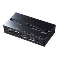 エスコ USB2.0 USB切替器(2回路/ハブ/マグネット付) EA764AD-205 1個（直送品）