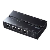 エスコ USB2.0 USB切替器(4回路/ハブ/マグネット付) EA764AD-206 1個（直送品）