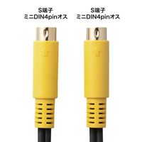 エスコ 1.8m ビデオケーブル(S端子) EA940PG-22A 1個（直送品）