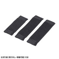 エスコ 175x120x55mm 小物ケース(セミハード・ブラック) EA509C-108 1個（直送品）